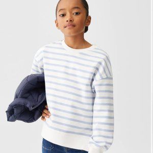 New Mango Kids Girls Striped Cotton Jumper Size 5